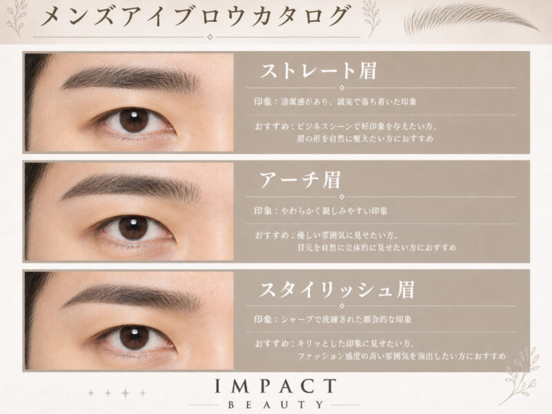 【メンズ眉】第一印象を格上げ!人気のデザイン3選✨👔 【メンズ眉】第一印象を格上げ!人気のデザイン3選✨👔
