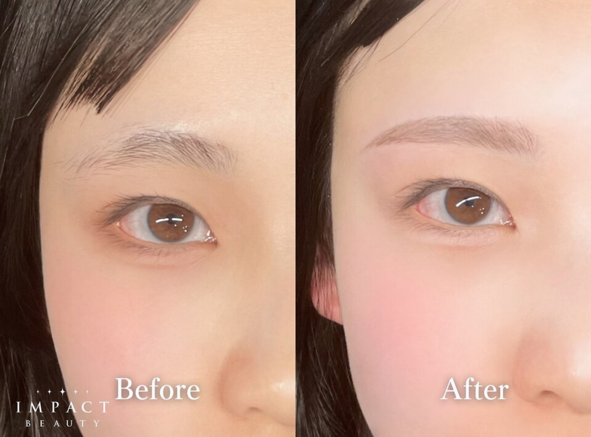 眉が濃い方必見！自然なふんわり眉を叶える間引き🌷